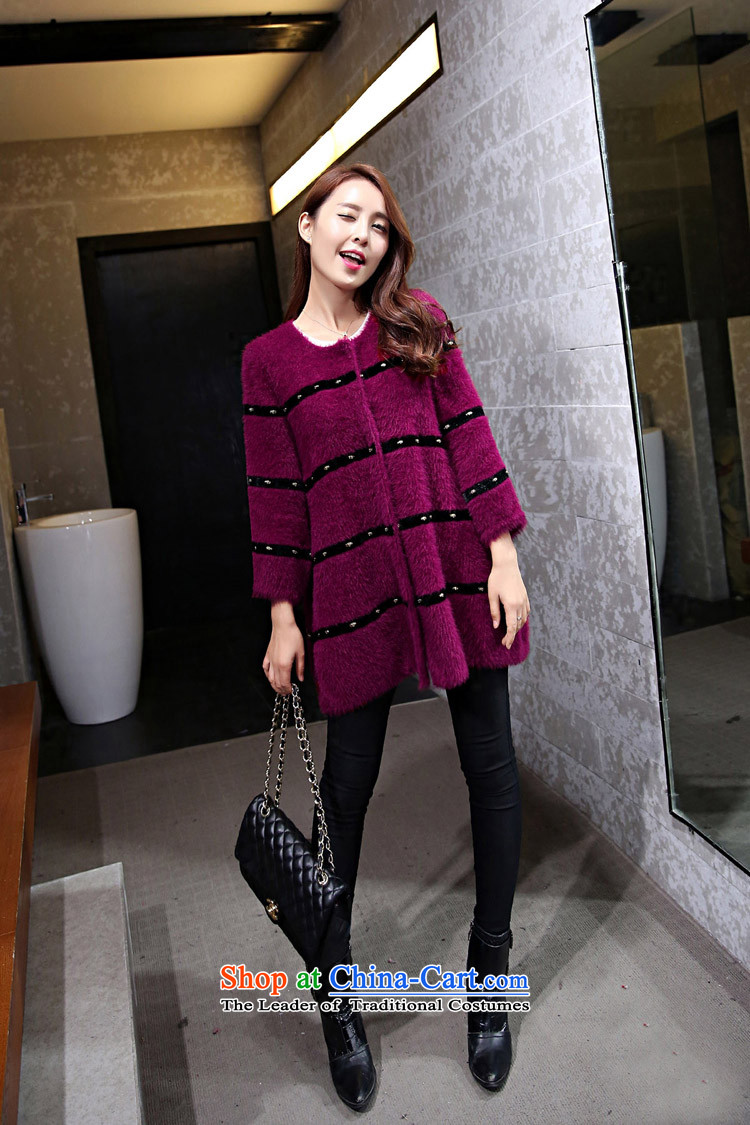 Chin Yi warm Advisory 2015 autumn and winter Korean stingrays, lint-free 7 emulation relaxd stylish coat female cuff skull cardigan girls are Code Red Jacket Picture, prices, brand platters! The elections are supplied in the national character of distribution, so action, buy now enjoy more preferential! As soon as possible.